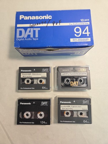 Dat tapes lot 4pc - dat,
