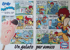 Pubblicità Advertising Werbung Italian 1990 GELATO ELDORADO PIEDONE riusciranno