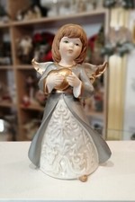 Angelo In Ceramica Con Cuore H