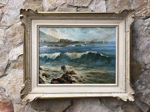 Quadro marina napoli dipinto - quadro, -marina