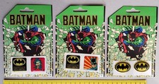 Batman - 6 adesivi flessibili bombati su tre cartoncini - A