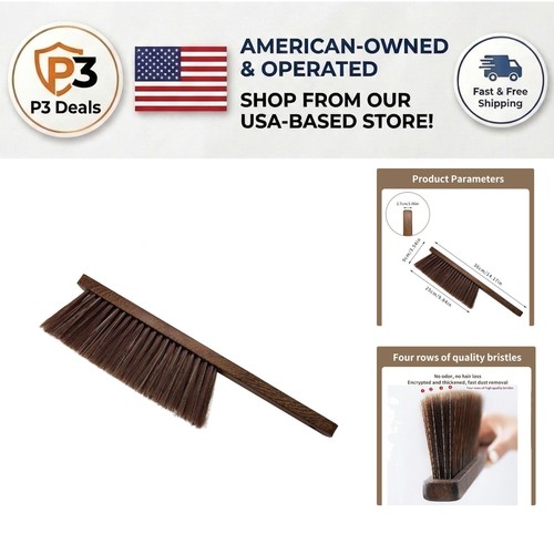 Natural wood dust brush for - wood,