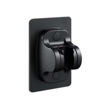 Supporto x doccia universale adesivo regolabile gancio staffa porta doccia nero