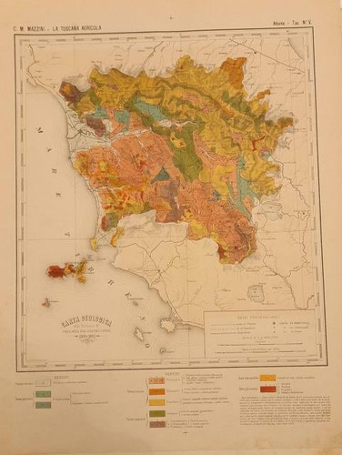 Carta geologica firenze - di,