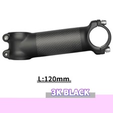 PIPA ATTACCO MANUBRIO  120mm FIBRA DI CARBONIO+ALLUMINIO BICI CORSA MTB