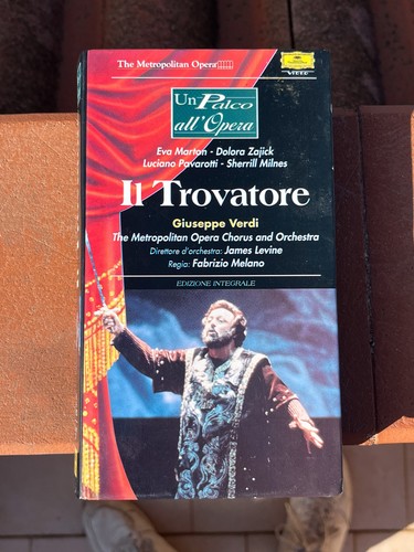 Vhs trovatore verdi - vhs,