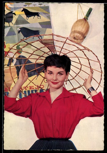 Cartolina attrice ingrid - attrice,
