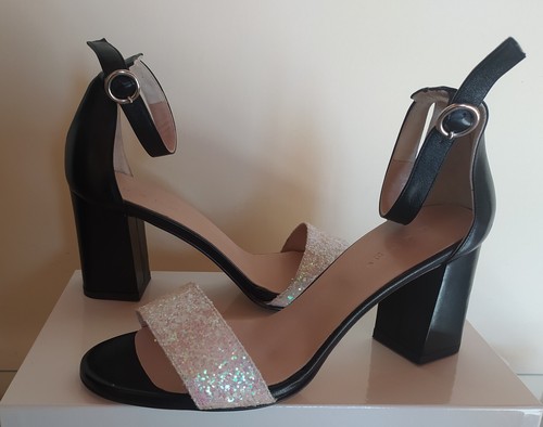Sandali kate nappa nero - sandali, tg.