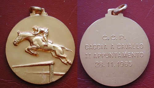 Medaglia caccia cavallo ii - medaglia, a