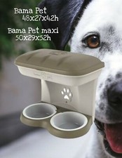 Ciotola Per Cane Doppia Da Parete Kit BamaPet E BamaPet Maxi -Dog Stand 