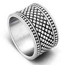 Anello Uomo Donna Acciaio Inox