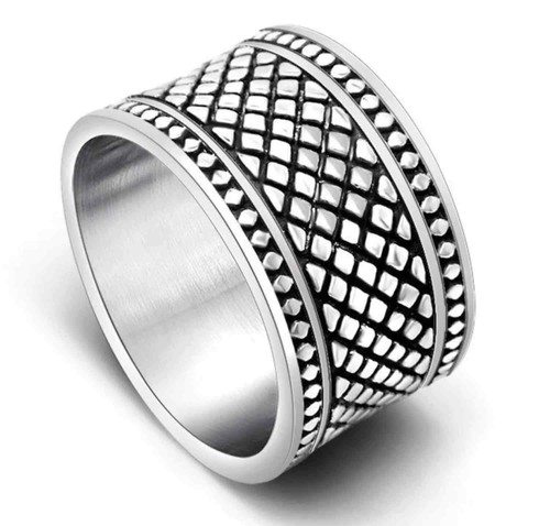Anello uomo donna acciaio inox - anello,