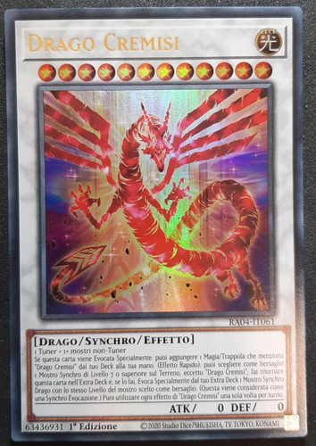 Drago cremisi ultra rara - drago, in