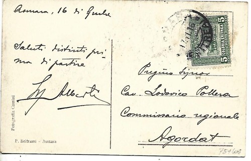 1916eritrea african - 5c,