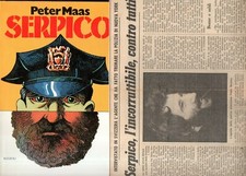 Peter Maas Serpico Rizzoli 1974 1a ed. + Serpico, l'incorruttibile, contro tutti