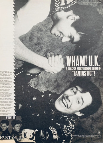 Wham 1983 originale poster - wham!,
