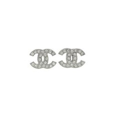 Orecchini Chanel argento CC