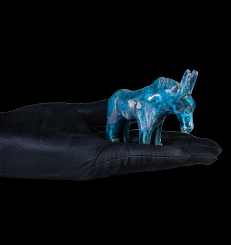 Autentica statua asino blu - autentica,