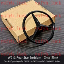 Gloss Black Star Trunk Emblem