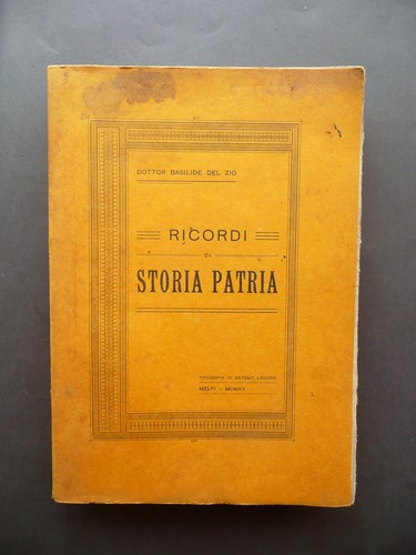 Ricordi storia patria - di,