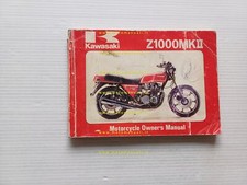 Kawasaki Z 1000 MKII 1979 manuale uso manutenzione libretto originale inglese