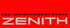 Zenith El Primero Cronografo Cal. 400 Parti usate