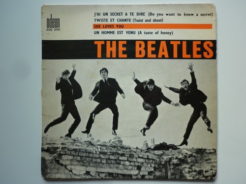 The beatles 45tours vinyle - beatles,