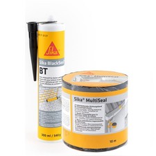 SIKA Kit di copertura : Nastro sigillante bituminoso, Multiseal, Grigio-Verde, 1