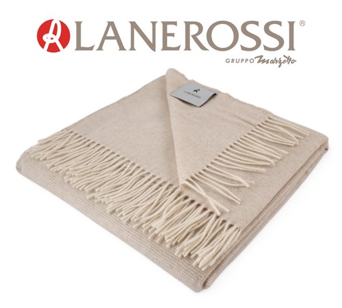 Plaid puro cashmere con - , frange