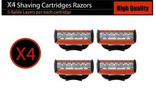4 Shaving Razor Cartridges