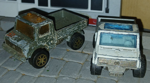 Lot majorette vintage mercedes - lot,