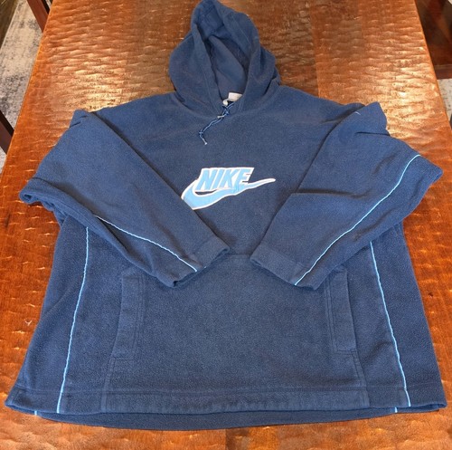 Felpa nike vintage uomo blu - uomo, xl