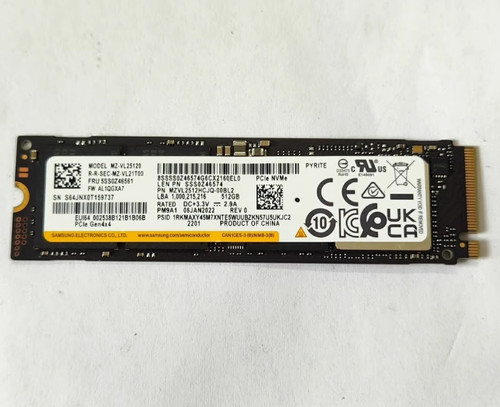 Samsung pm9a1 mzvl2512hcjq - pm9a1,