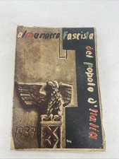 ALMANACCO FASCISTA DEL POPOLO D'ITALIA ANNO 1937 - TIPOGR. DEL POPOLO D'ITALIA