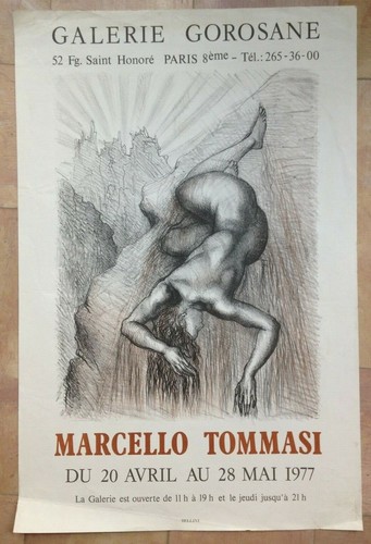 Marcello tommasi 1977 affiche - marcello,
