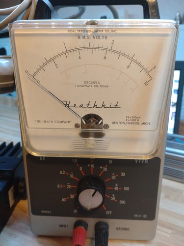 Voltmetro tubolare heathkit - voltmetro,