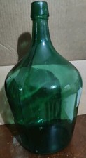 DAMIGIANA IN VETRO Color Smeraldo CAPACITA'  5 LITRI BOCCIONE VINTAGE