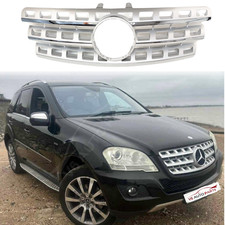 Per Mercedes Classe M W164 Griglia Mascherina Radiatore Anteriore Griglia Cromata 2009-12 ML400