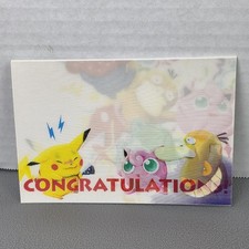 Pokemon Biglietto Auguri