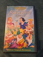 BIANCANEVE E I SETTE NANI VHS I CLASSICI DISNEY  cartone animato VS 4484