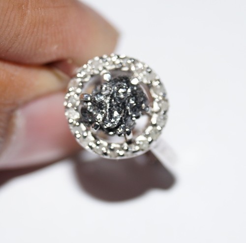 Anello nero opaco - anello,