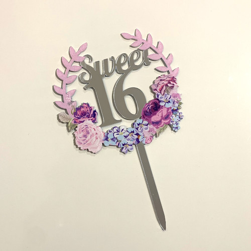Cake topper acrilico - topper, buon
