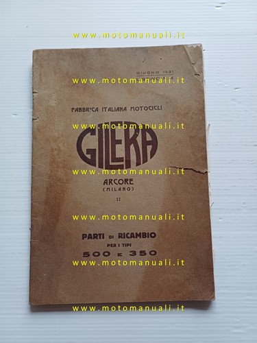 Gilera 500 350 - -, sottocanna