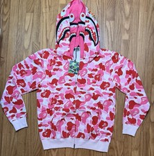 BAPE SHARK FELPA CON CAPPUCCIO