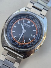 Vintage Watch Seiko World Time  6117 6400