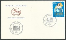 2016 ITALIA FDC CAVALLINO PASTA DE CECCO NO TIMBRO ARRIVO - FB