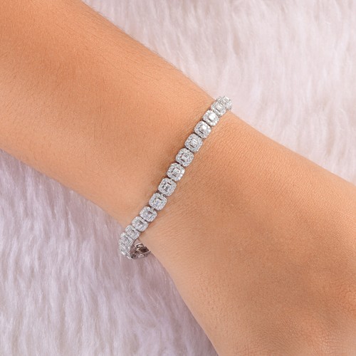 Bracciale tennis diamante - bracciale,