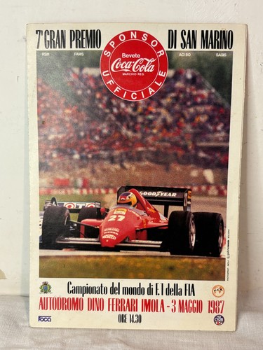 Programma imola 1987 - programma,