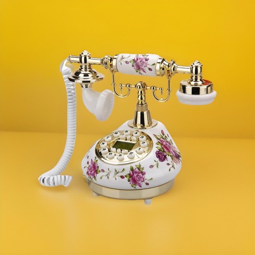 Telefono fisso vintage stile