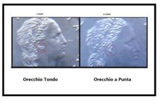 VARIANTE Lire 50 1990 Orecchio Tondo e/o Orecchio a Punta - con Rombo e senza